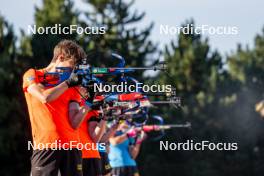 02.09.2024, Font-Romeu, France (FRA): Anton Ivarsson (SWE) - Biathlon summer training, Font-Romeu (FRA). www.nordicfocus.com. © Authamayou/NordicFocus. Every downloaded picture is fee-liable.