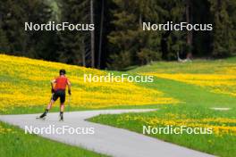 20.05.2024, Lenzerheide, Switzerland (SUI): Joscha Burkhalter (SUI) - Biathlon summer training, Lenzerheide (SUI). www.nordicfocus.com. © Manzoni/NordicFocus. Every downloaded picture is fee-liable.