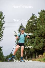 20.09.2024, Font-Romeu, France (FRA): Marine Debloem (BEL) - Biathlon summer training, Font-Romeu (FRA). www.nordicfocus.com. © Authamayou/NordicFocus. Every downloaded picture is fee-liable.