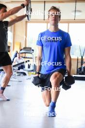 16.09.2024, Lenzerheide, Switzerland (SUI): Damien Levet (FRA) - Biathlon summer training, Lenzerheide (SUI). www.nordicfocus.com. © Manzoni/NordicFocus. Every downloaded picture is fee-liable.