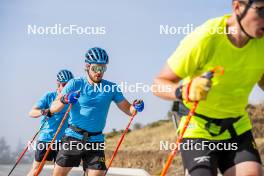 02.09.2024, Font-Romeu, France (FRA): Malte Stefansson (SWE) - Biathlon summer training, Font-Romeu (FRA). www.nordicfocus.com. © Authamayou/NordicFocus. Every downloaded picture is fee-liable.