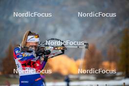 09.11.2024, Bessans, France (FRA): Oceane Michelon (FRA) - Biathlon summer training, Bessans (FRA). www.nordicfocus.com. © Authamayou/NordicFocus. Every downloaded picture is fee-liable.