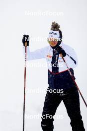 11.10.2024, Ramsau am Dachstein, Austria (AUT): Lou Jeanmonnot (FRA) - Biathlon summer training, Dachsteinglacier, Ramsau am Dachstein (AUT). www.nordicfocus.com. © Manzoni/NordicFocus. Every downloaded picture is fee-liable.