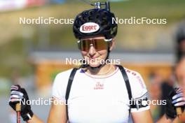 06.08.2024, Lenzerheide, Switzerland (SUI): Lisa Theresa Hauser (AUT) - Biathlon summer training, Lenzerheide (SUI). www.nordicfocus.com. © Manzoni/NordicFocus. Every downloaded picture is fee-liable.