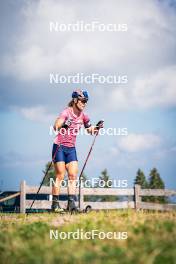 06.08.2024, Lavaze, Italy (ITA): Anna Gandler (AUT) - Biathlon summer training, Lavaze (ITA). www.nordicfocus.com. © Barbieri/NordicFocus. Every downloaded picture is fee-liable.