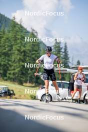 28.08.2024, Bessans, France (FRA): Oceane Michelon (FRA) - Biathlon summer training, Bessans (FRA). www.nordicfocus.com. © Authamayou/NordicFocus. Every downloaded picture is fee-liable.