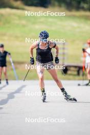 28.08.2024, Bessans, France (FRA): Lou Jeanmonnot (FRA) - Biathlon summer training, Bessans (FRA). www.nordicfocus.com. © Authamayou/NordicFocus. Every downloaded picture is fee-liable.