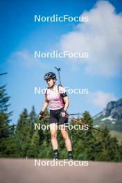 06.08.2024, Lavaze, Italy (ITA): Anna Juppe (AUT) - Biathlon summer training, Lavaze (ITA). www.nordicfocus.com. © Barbieri/NordicFocus. Every downloaded picture is fee-liable.