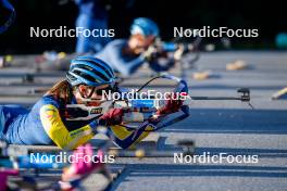 05.09.2024, Font-Romeu, France (FRA): Ella Halvarsson (SWE) - Biathlon summer training, Font-Romeu (FRA). www.nordicfocus.com. © Authamayou/NordicFocus. Every downloaded picture is fee-liable.