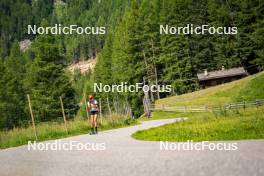 17.07.2024, Martell, Italy (ITA): Lisa Vittozzi (ITA) - Biathlon summer training, Martell (ITA). www.nordicfocus.com. © Barbieri/NordicFocus. Every downloaded picture is fee-liable.