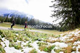 15.09.2024, Lenzerheide, Switzerland (SUI): Oceane Michelon (FRA), Justine Braisaz-Bouchet (FRA), (l-r) - Sommer Nordic Event 2024, Sommer Biathlon Cup, Lenzerheide (SUI). www.nordicfocus.com. © Manzoni/NordicFocus. Every downloaded picture is fee-liable.