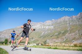 29.08.2024, Bessans, France (FRA): Emilien Jacquelin (FRA) - Biathlon summer training, Bessans (FRA). www.nordicfocus.com. © Authamayou/NordicFocus. Every downloaded picture is fee-liable.