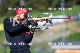 20.05.2024, Lenzerheide, Switzerland (SUI): Joscha Burkhalter (SUI) - Biathlon summer training, Lenzerheide (SUI). www.nordicfocus.com. © Manzoni/NordicFocus. Every downloaded picture is fee-liable.