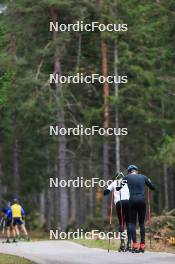 11.10.2024, Ramsau am Dachstein, Austria (AUT): Matthias Riebli (SUI), Silvano Demarmels (SUI), (l-r) - Biathlon summer training, Dachsteinglacier, Ramsau am Dachstein (AUT). www.nordicfocus.com. © Manzoni/NordicFocus. Every downloaded picture is fee-liable.