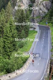 27.06.2024, Juf, Switzerland (SUI): Joscha Burkhalter (SUI) - Biathlon summer training, Juf (SUI). www.nordicfocus.com. © Manzoni/NordicFocus. Every downloaded picture is fee-liable.