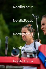 29.08.2024, Bessans, France (FRA): Julia Simon (FRA) - Biathlon summer training, Bessans (FRA). www.nordicfocus.com. © Authamayou/NordicFocus. Every downloaded picture is fee-liable.