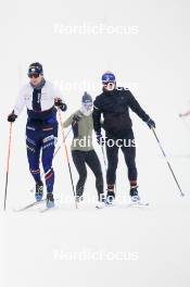 11.10.2024, Ramsau am Dachstein, Austria (AUT): Julia Simon (FRA), Sophie Chauveau (FRA), (l-r) - Biathlon summer training, Dachsteinglacier, Ramsau am Dachstein (AUT). www.nordicfocus.com. © Manzoni/NordicFocus. Every downloaded picture is fee-liable.