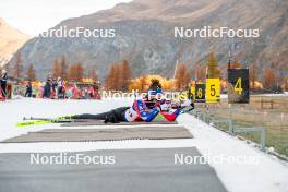 09.11.2024, Bessans, France (FRA): Lou Jeanmonnot (FRA) - Biathlon summer training, Bessans (FRA). www.nordicfocus.com. © Authamayou/NordicFocus. Every downloaded picture is fee-liable.