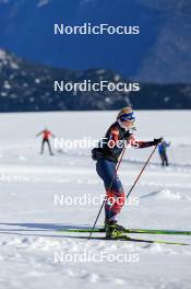 14.10.2024, Ramsau am Dachstein, Austria (AUT): Lisa Theresa Hauser (AUT) - Biathlon summer training, Dachsteinglacier, Ramsau am Dachstein (AUT). www.nordicfocus.com. © Manzoni/NordicFocus. Every downloaded picture is fee-liable.