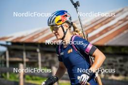 31.07.2024, Lavaze, Italy (ITA): Anna Gandler (AUT) - Biathlon summer training, Lavaze (ITA). www.nordicfocus.com. © Barbieri/NordicFocus. Every downloaded picture is fee-liable.