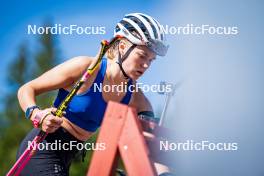 28.06.2024, Lavaze, Italy (ITA): Juni Arnekleiv (NOR) - Biathlon summer training, Lavaze (ITA). www.nordicfocus.com. © Barbieri/NordicFocus. Every downloaded picture is fee-liable.