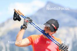 15.07.2024, Lenzerheide, Switzerland (SUI): Deedra Irwin (USA) - Biathlon summer training, Lenzerheide (SUI). www.nordicfocus.com. © Manzoni/NordicFocus. Every downloaded picture is fee-liable.