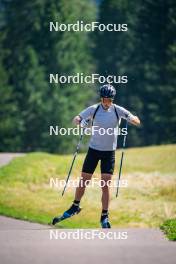 31.07.2024, Lavaze, Italy (ITA): Antonin Guigonnat (FRA) - Biathlon summer training, Lavaze (ITA). www.nordicfocus.com. © Barbieri/NordicFocus. Every downloaded picture is fee-liable.