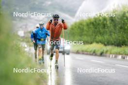 26.08.2024, Martell, Italy (ITA): Patrick Braunhofer (ITA) - Biathlon summer training, Martell (ITA). www.nordicfocus.com. © Vanzetta/NordicFocus. Every downloaded picture is fee-liable.