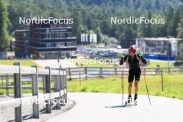 06.08.2024, Lenzerheide, Switzerland (SUI): Jeremy Finello (SUI) - Biathlon summer training, Lenzerheide (SUI). www.nordicfocus.com. © Manzoni/NordicFocus. Every downloaded picture is fee-liable.