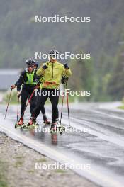 21.05.2024, Lenzerheide, Switzerland (SUI): Lea Meier (SUI), Elisa Gasparin (SUI), Lena Haecki-Gross (SUI), Lydia Hiernickel (SUI), (l-r) - Biathlon summer training, Lenzerheide (SUI). www.nordicfocus.com. © Manzoni/NordicFocus. Every downloaded picture is fee-liable.