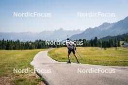 31.07.2024, Lavaze, Italy (ITA): Antonin Guigonnat (FRA) - Biathlon summer training, Lavaze (ITA). www.nordicfocus.com. © Barbieri/NordicFocus. Every downloaded picture is fee-liable.