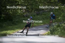 18.06.2024, Correncon-en-Vercors, France (FRA): Oscar Lombardot (FRA) - Biathlon summer training, Correncon-en-Vercors (FRA). www.nordicfocus.com. © Joly/NordicFocus. Every downloaded picture is fee-liable.