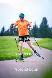 15.06.2024, Lavaze, Italy (ITA): Viktor Brandt (SWE) - Biathlon summer training, Lavaze (ITA). www.nordicfocus.com. © Barbieri/NordicFocus. Every downloaded picture is fee-liable.