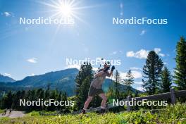 27.06.2024, Lavaze, Italy (ITA): Sivert Guttorm Bakken (NOR) - Biathlon summer training, Lavaze (ITA). www.nordicfocus.com. © Barbieri/NordicFocus. Every downloaded picture is fee-liable.