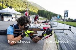 27.08.2024, Martell, Italy (ITA): Giacomel Tommaso (ITA) - Biathlon summer training, Martell (ITA). www.nordicfocus.com. © Vanzetta/NordicFocus. Every downloaded picture is fee-liable.