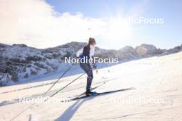 14.10.2024, Ramsau am Dachstein, Austria (AUT): Gilonne Guigonnat (FRA) - Biathlon summer training, Dachsteinglacier, Ramsau am Dachstein (AUT). www.nordicfocus.com. © Manzoni/NordicFocus. Every downloaded picture is fee-liable.