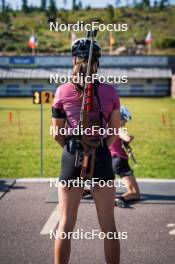 31.07.2024, Lavaze, Italy (ITA): Anna Andexer (AUT) - Biathlon summer training, Lavaze (ITA). www.nordicfocus.com. © Barbieri/NordicFocus. Every downloaded picture is fee-liable.