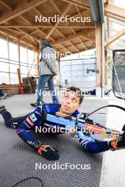 03.07.2024, Premanon, France (FRA): Oscar Lombardot (FRA) - Biathlon summer training, Premanon (FRA). www.nordicfocus.com. © Manzoni/NordicFocus. Every downloaded picture is fee-liable.