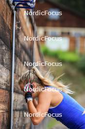 05.09.2024, Lenzerheide, Switzerland (SUI): Ingrid Landmark Tandrevold (NOR) - Biathlon summer training, Lenzerheide (SUI). www.nordicfocus.com. © Manzoni/NordicFocus. Every downloaded picture is fee-liable.