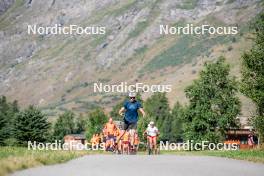 29.08.2024, Bessans, France (FRA): Ambroise Meunier (FRA) - Biathlon summer training, Bessans (FRA). www.nordicfocus.com. © Authamayou/NordicFocus. Every downloaded picture is fee-liable.