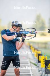 28.08.2024, Bessans, France (FRA): Emilien Jacquelin (FRA) - Biathlon summer training, Bessans (FRA). www.nordicfocus.com. © Authamayou/NordicFocus. Every downloaded picture is fee-liable.