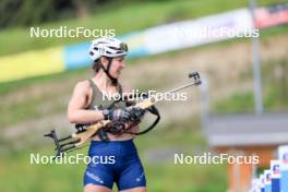 15.07.2024, Lenzerheide, Switzerland (SUI): Deedra Irwin (USA) - Biathlon summer training, Lenzerheide (SUI). www.nordicfocus.com. © Manzoni/NordicFocus. Every downloaded picture is fee-liable.