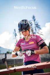 06.08.2024, Lavaze, Italy (ITA): Kristina Oberthaler (AUT) - Biathlon summer training, Lavaze (ITA). www.nordicfocus.com. © Barbieri/NordicFocus. Every downloaded picture is fee-liable.