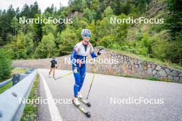 30.09.2024, Lavaze, Italy (ITA): Astrid Plosch (ITA), Martina Trabucchi (ITA), (l-r) - Biathlon summer training, Lavaze (ITA). www.nordicfocus.com. © Barbieri/NordicFocus. Every downloaded picture is fee-liable.