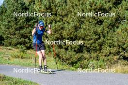 05.09.2024, Font-Romeu, France (FRA): Emil Nykvist (SWE) - Biathlon summer training, Font-Romeu (FRA). www.nordicfocus.com. © Authamayou/NordicFocus. Every downloaded picture is fee-liable.