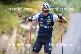 26.08.2024, Martell, Italy (ITA): Tommaso Giacomel (ITA) - Biathlon summer training, Martell (ITA). www.nordicfocus.com. © Vanzetta/NordicFocus. Every downloaded picture is fee-liable.