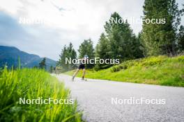 15.06.2024, Lavaze, Italy (ITA): Ella Hallvarsson (SWE) - Biathlon summer training, Lavaze (ITA). www.nordicfocus.com. © Barbieri/NordicFocus. Every downloaded picture is fee-liable.