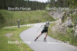 18.06.2024, Correncon-en-Vercors, France (FRA): Fabien Claude (FRA) - Biathlon summer training, Correncon-en-Vercors (FRA). www.nordicfocus.com. © Joly/NordicFocus. Every downloaded picture is fee-liable.