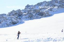 14.10.2024, Ramsau am Dachstein, Austria (AUT): Julia Simon (FRA) - Biathlon summer training, Dachsteinglacier, Ramsau am Dachstein (AUT). www.nordicfocus.com. © Manzoni/NordicFocus. Every downloaded picture is fee-liable.