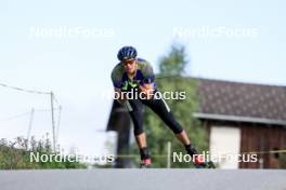 10.09.2024, Lenzerheide, Switzerland (SUI): Denys Nasyko (UKR) - Biathlon summer training, Lenzerheide (SUI). www.nordicfocus.com. © Manzoni/NordicFocus. Every downloaded picture is fee-liable.